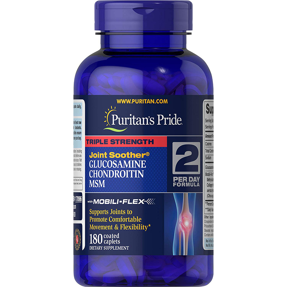 Puritan's Pride Triple Strength Glucosamine, Chondroitin & MSM Joint Soother