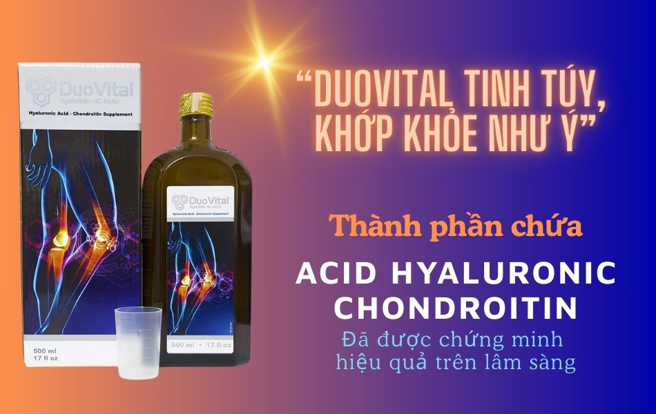 DuoVital - Hỗ trợ giảm đau, bảo vệ xương khớp chắc khỏe