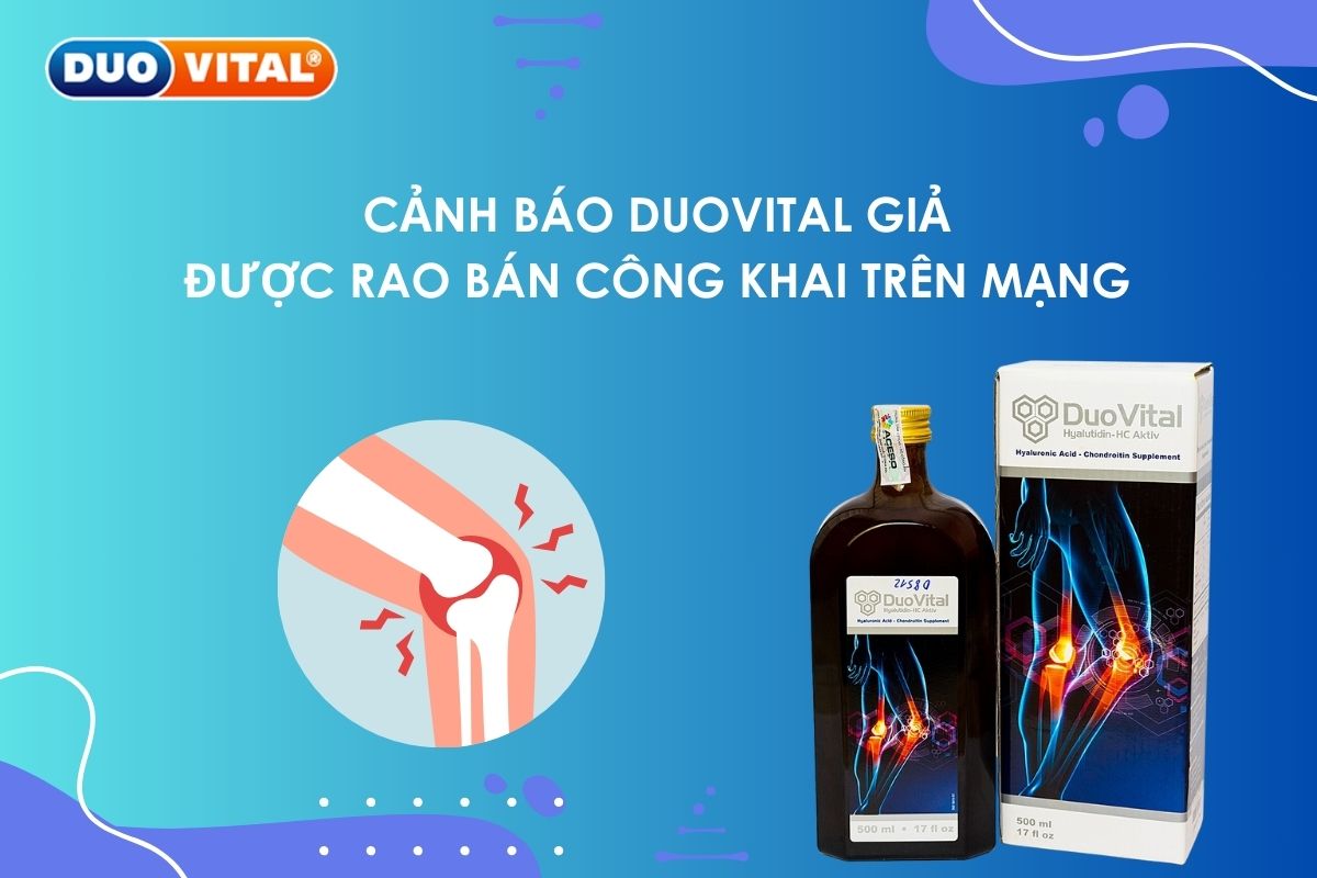 Cảnh báo DuoVital giả được rao bán công khai trên mạng