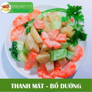 cách chế biến sâm đất Yacon