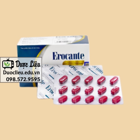 Viên uống mọc tóc Erocante được bán ở nhiều nơi