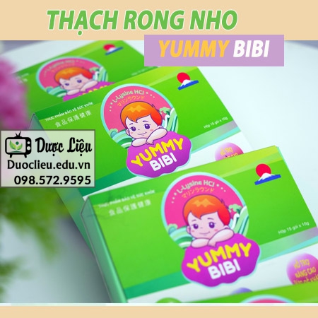 Thạch rong nho Yummy BiBi có bán ở đâu?